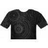 Black Spiral Design T-Shirt