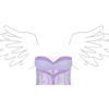 Purple dress w/ wings