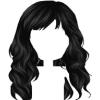 Female Black Curly Hair