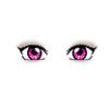 Eyes - F - Pink w_ Light Eyeshadow