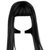 Black Straight with Bangs