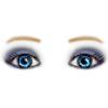 LB Female Eyes w/ blue Eyeshadow