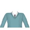 Blue Sweater W/ Tie