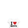 I love boys T-shirt 
