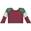 Maroon Patch Sweater