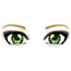 Female Emerald Green Eyes