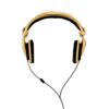 golden headphones