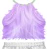 Lilac Feather Dress