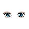 Blue Female Eyes