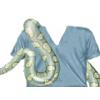 Blue T-shirt with Snake