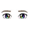 Rainbow Male Eyes