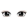 Black Female Eyes (Browless)