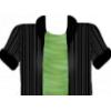 ZIMY's Designs:Black & Green Shirt