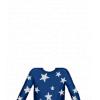 Navy Blue Star Sweater